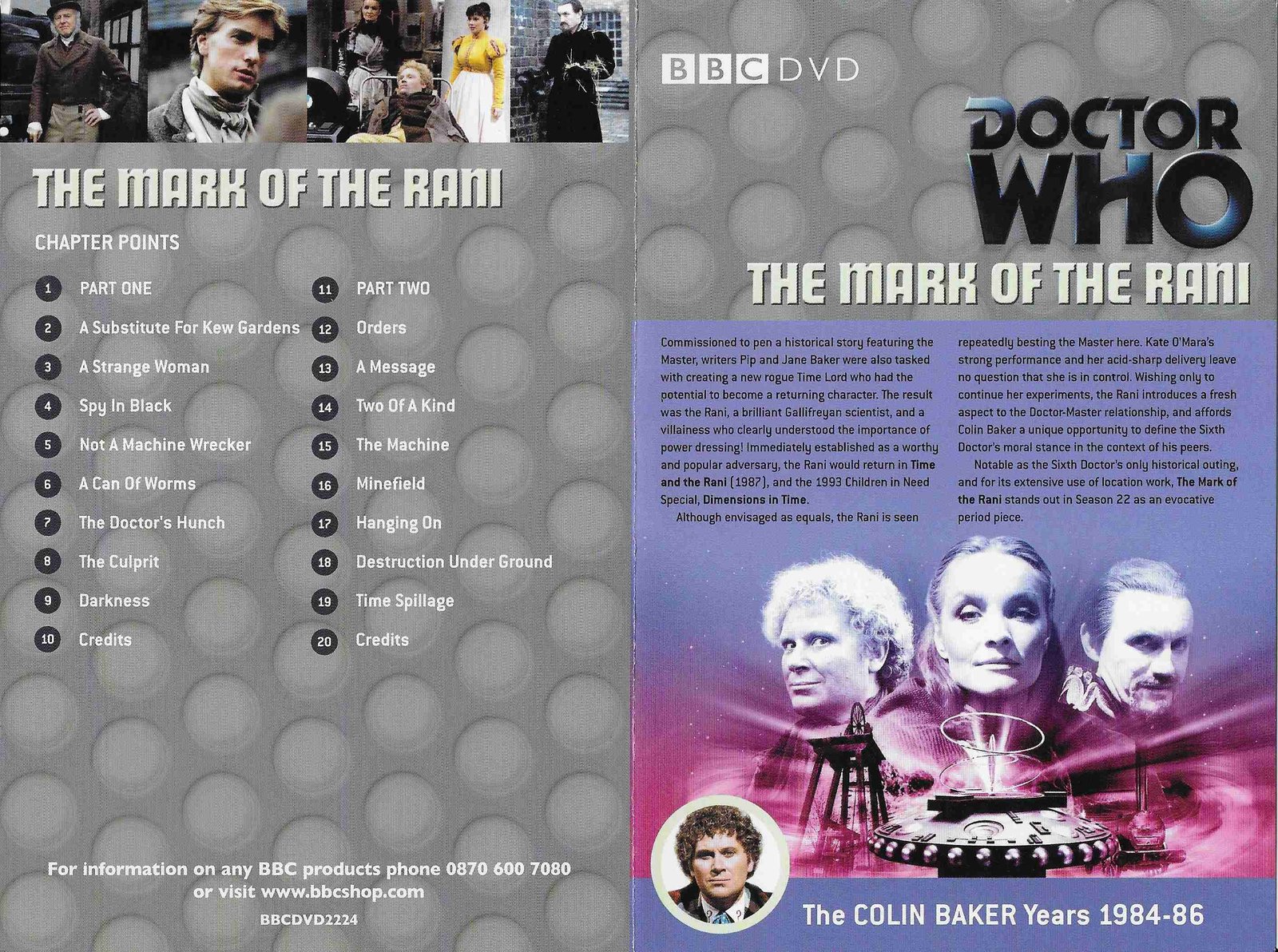 Inserts from BBCDVD 2224